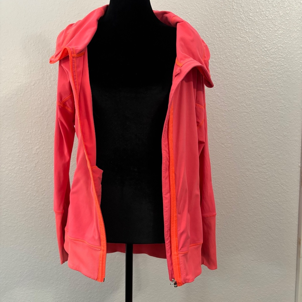 Lululemon Define Jacket Size S Pink Heather Luon Full Zip Women’s Slim Fit Yoga - Picture 11 of 15